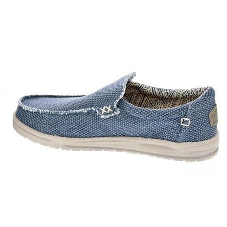 Mocasines Hey Dude zapatos Hombre modelo Mikka Braided Azul 