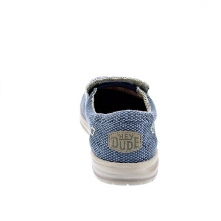 Mocasines Hey Dude zapatos Hombre modelo Mikka Braided Azul 