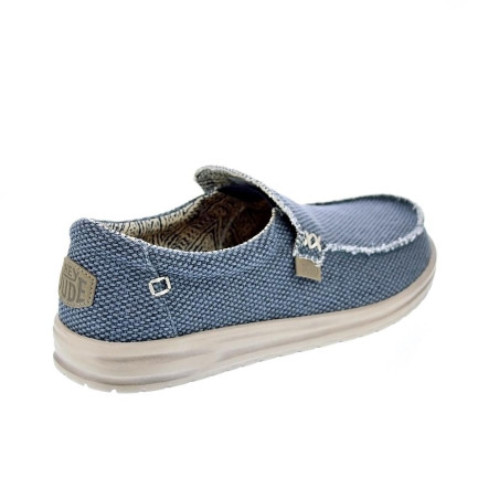 Mocasines Hey Dude zapatos Hombre modelo Mikka Braided Azul 
