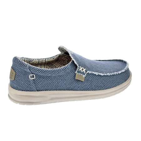 Mocasines Hey Dude zapatos Hombre modelo Mikka Braided Azul 