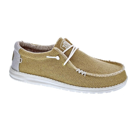 Mocasines Hey Dude zapatos Hombre modelo Wally Braided Amarillo 