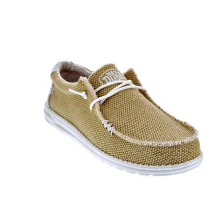 Mocasines Hey Dude zapatos Hombre modelo Wally Braided Amarillo 