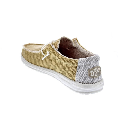 Mocasines Hey Dude zapatos Hombre modelo Wally Braided Amarillo 