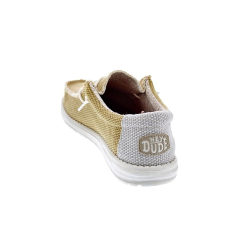 Mocasines Hey Dude zapatos Hombre modelo Wally Braided Amarillo 