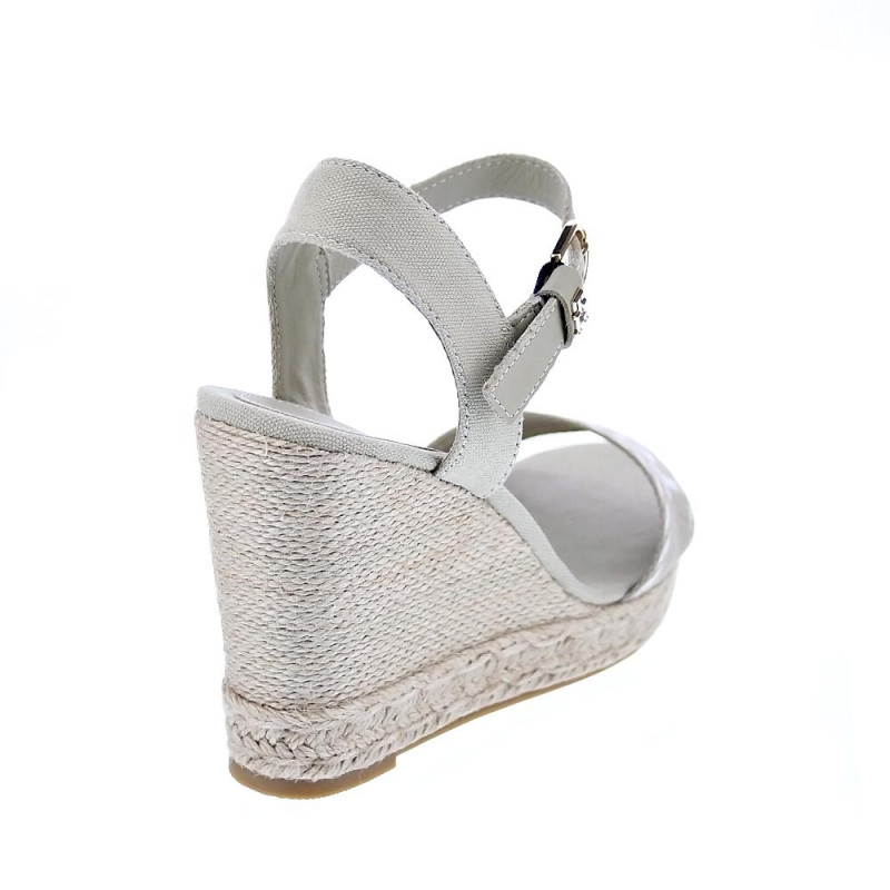 Sandalias Tommy Hilfiger zapatos Mujer modelo Seasonal Webbing Beige 