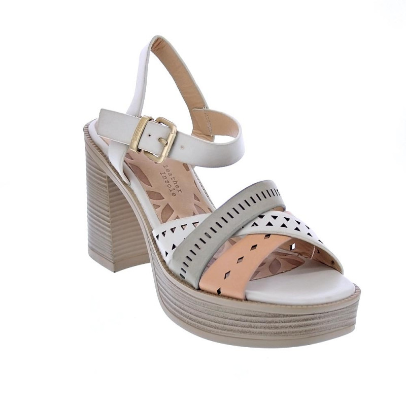 Sandalias Mtng zapatos Mujer modelo New 67 Beige 
