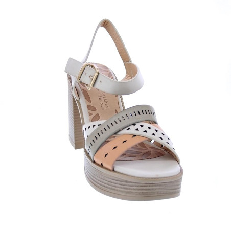 Sandalias Mtng zapatos Mujer modelo New 67 Beige 