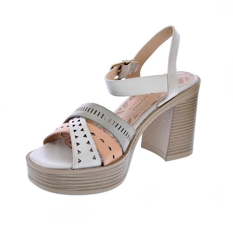 Sandalias Mtng zapatos Mujer modelo New 67 Beige 