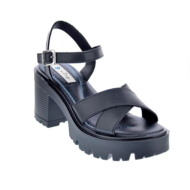 Sandalias Mtng zapatos Mujer modelo Emeline Negro 