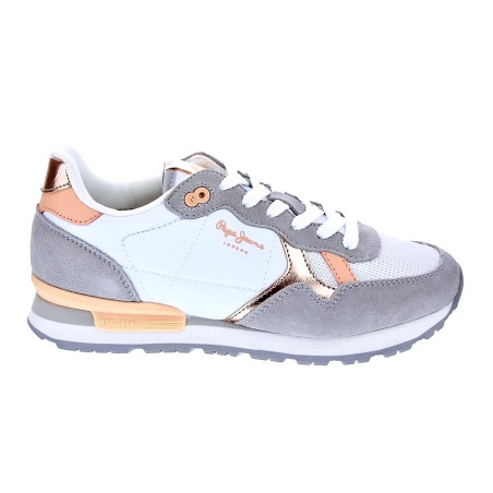 Zapatillas Pepe Jeans zapatos Mujer modelo Brit Heritage Blanco 