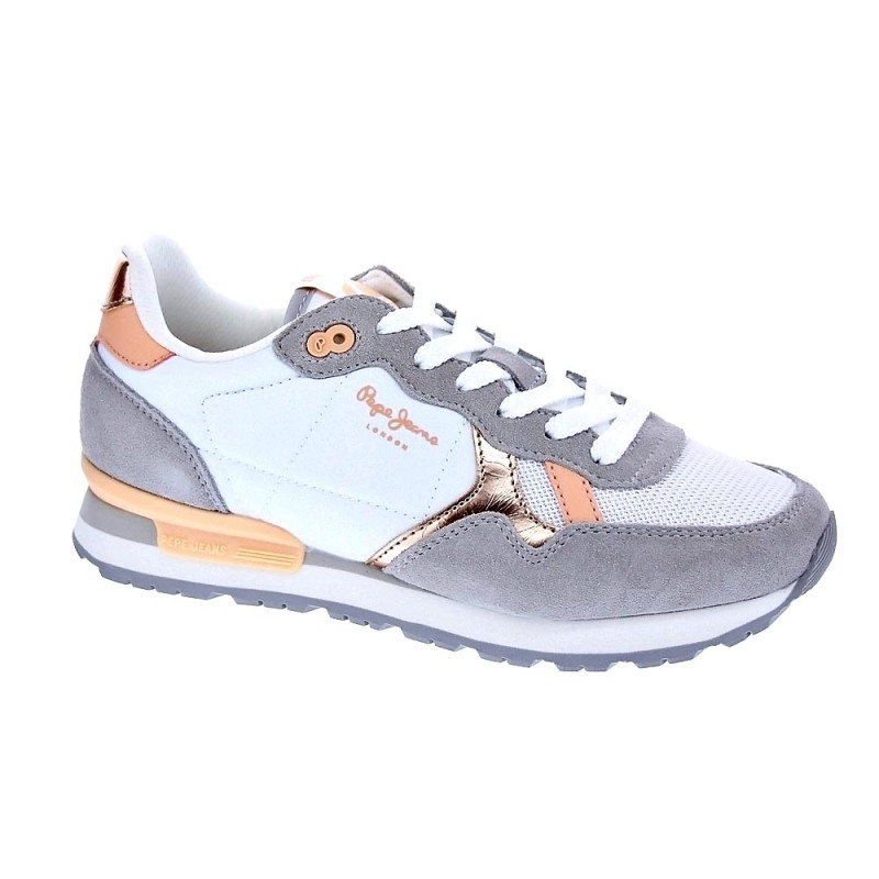 Zapatillas Pepe Jeans zapatos Mujer modelo Brit Heritage Blanco 