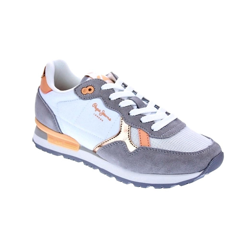 Zapatillas Pepe Jeans zapatos Mujer modelo Brit Heritage Blanco 