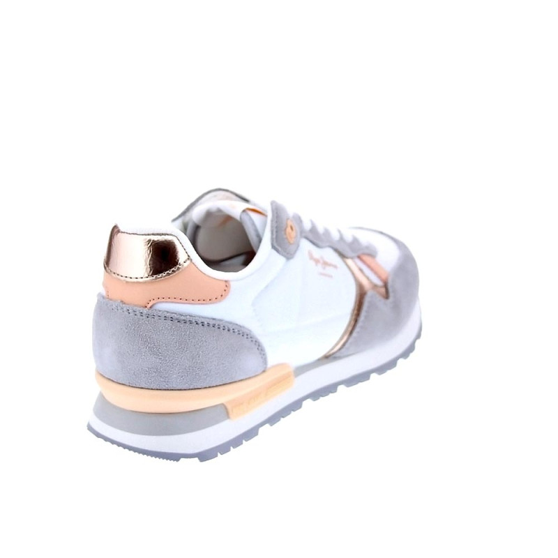 Zapatillas Pepe Jeans zapatos Mujer modelo Brit Heritage Blanco 