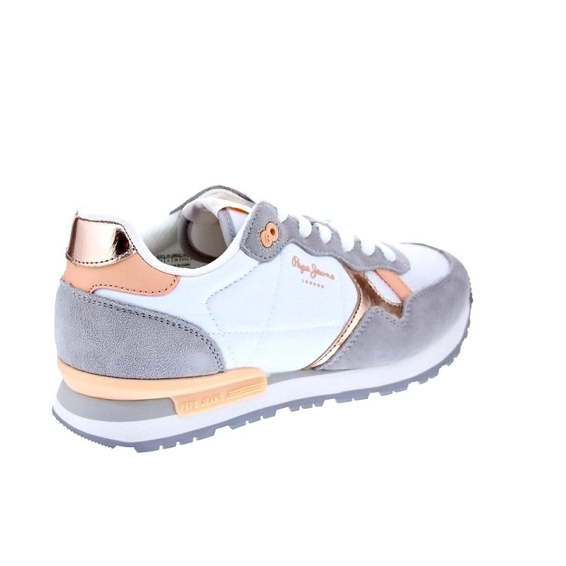 Zapatillas Pepe Jeans zapatos Mujer modelo Brit Heritage Blanco 