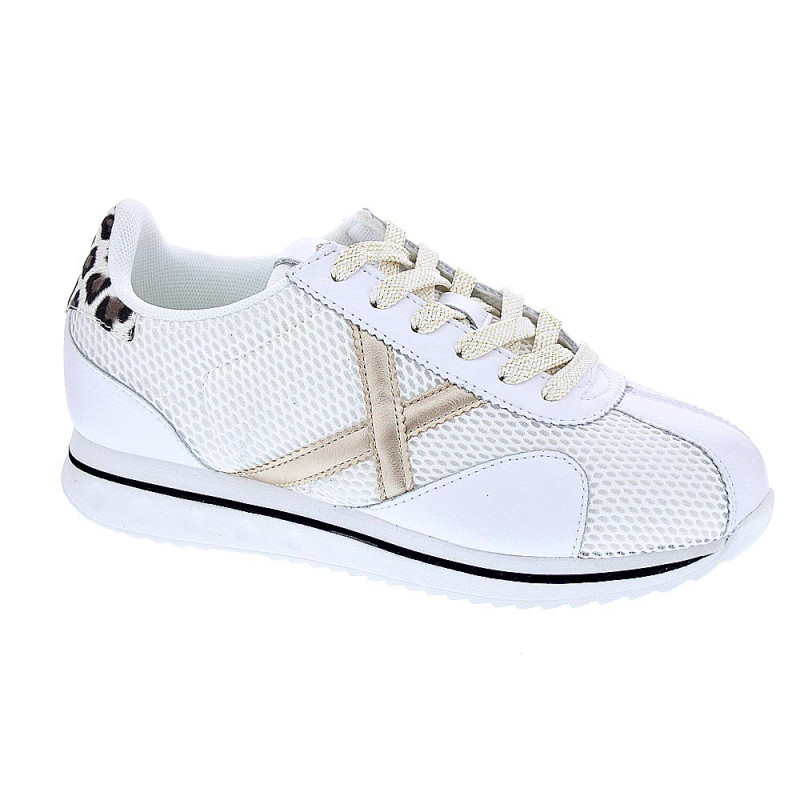 Zapatillas Munich zapatos Mujer modelo Sapporo Sky Blanco 