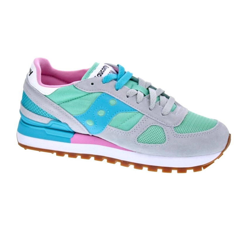 Zapatillas Saucony zapatos Mujer modelo Shadow Original Verde 
