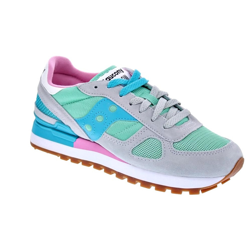 Zapatillas Saucony zapatos Mujer modelo Shadow Original Verde 