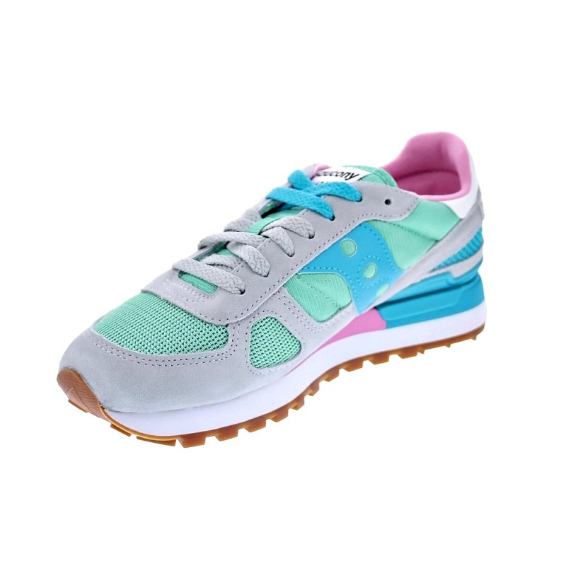 Zapatillas Saucony zapatos Mujer modelo Shadow Original Verde 