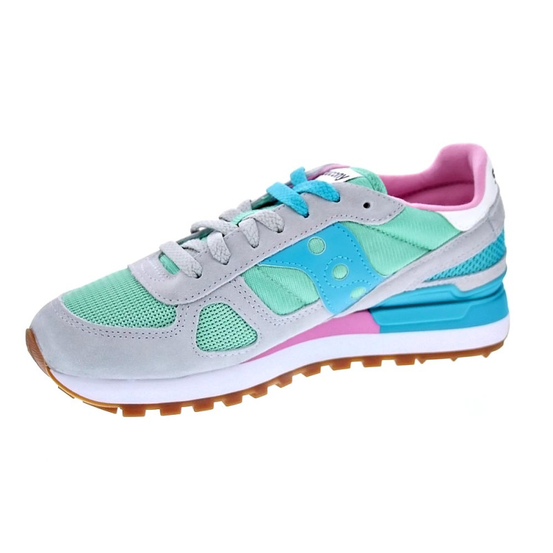 Zapatillas Saucony zapatos Mujer modelo Shadow Original Verde 