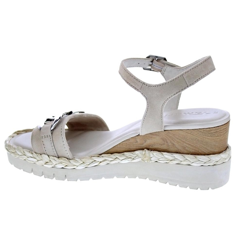 Sandalias Tamaris zapatos Mujer modelo 28006 Beige 