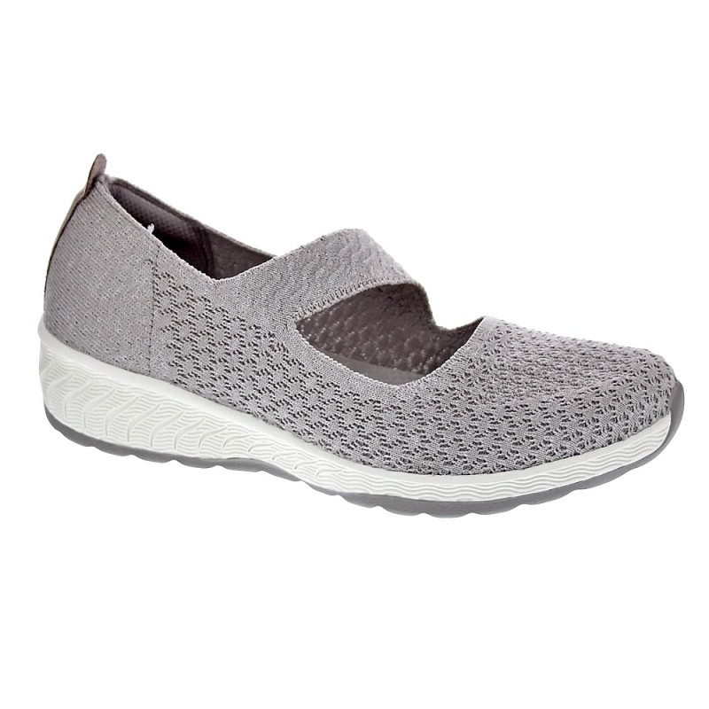 Bailarinas Skechers zapatos Mujer modelo Up-Lifted Plata 