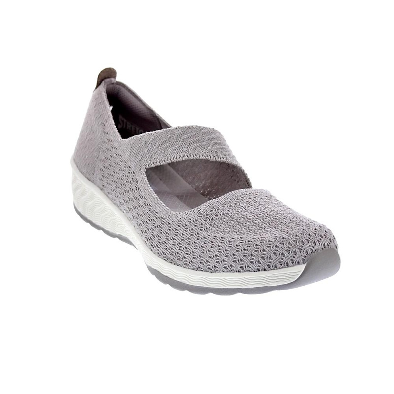 Bailarinas Skechers zapatos Mujer modelo Up-Lifted Plata 