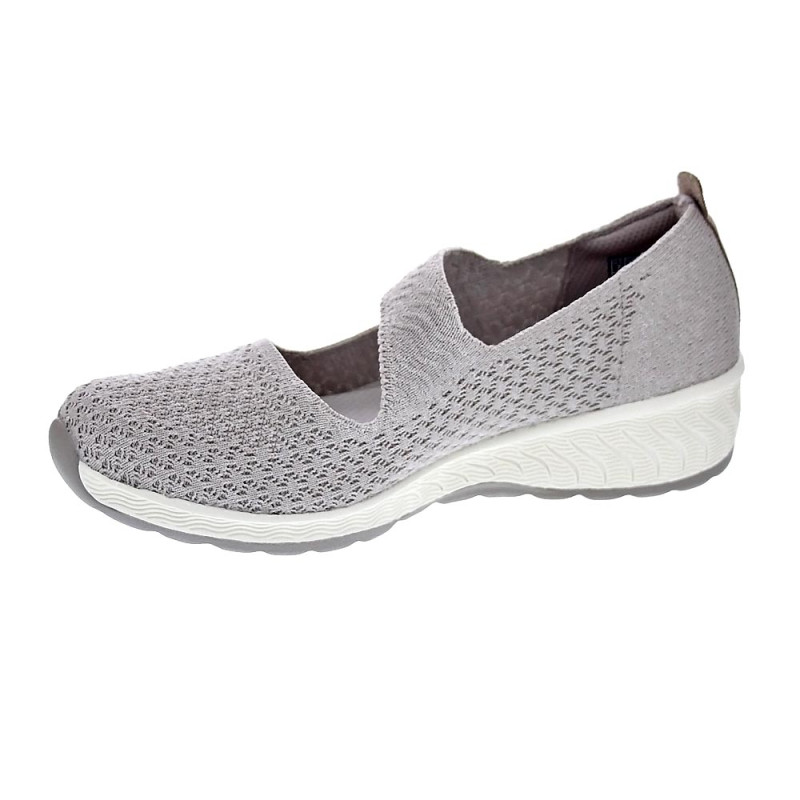Bailarinas Skechers zapatos Mujer modelo Up-Lifted Plata 