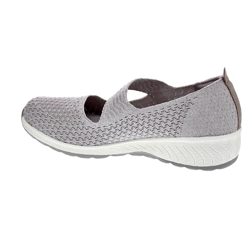 Bailarinas Skechers zapatos Mujer modelo Up-Lifted Plata 