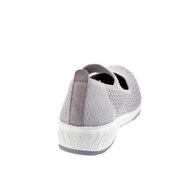 Bailarinas Skechers zapatos Mujer modelo Up-Lifted Plata 