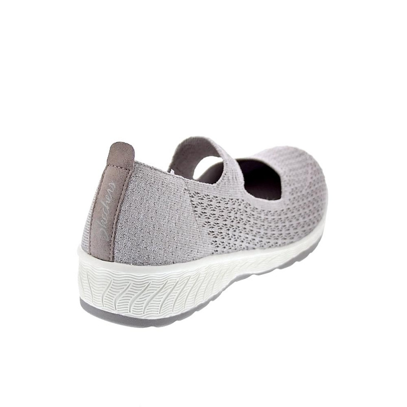 Bailarinas Skechers zapatos Mujer modelo Up-Lifted Plata 