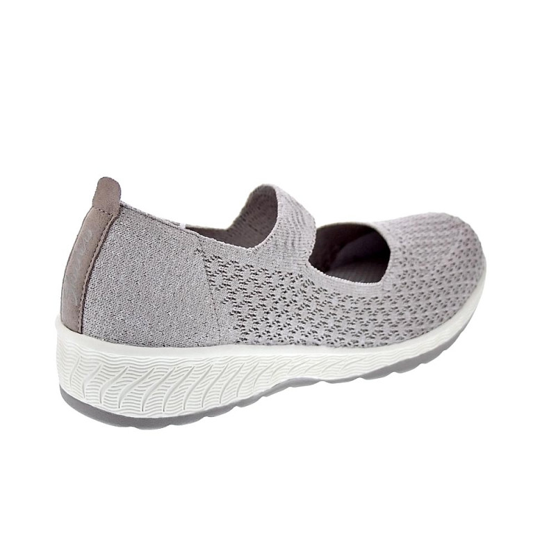 Bailarinas Skechers zapatos Mujer modelo Up-Lifted Plata 