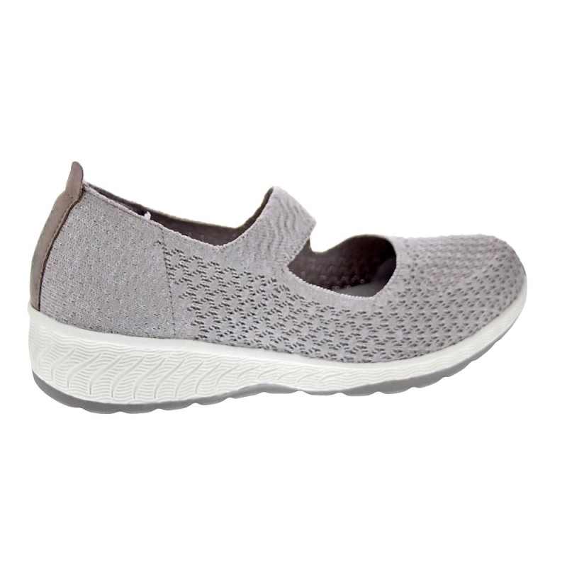 Bailarinas Skechers zapatos Mujer modelo Up-Lifted Plata 