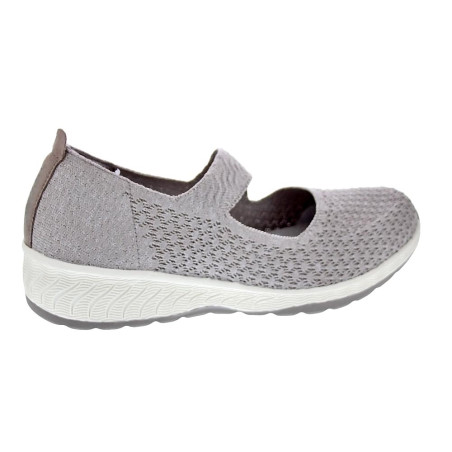 Bailarinas Skechers zapatos Mujer modelo Up-Lifted Plata 