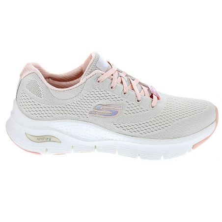 Zapatillas Skechers zapatos Mujer modelo Arch Fit Beige 