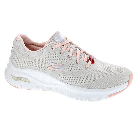 Zapatillas Skechers zapatos Mujer modelo Arch Fit Beige 