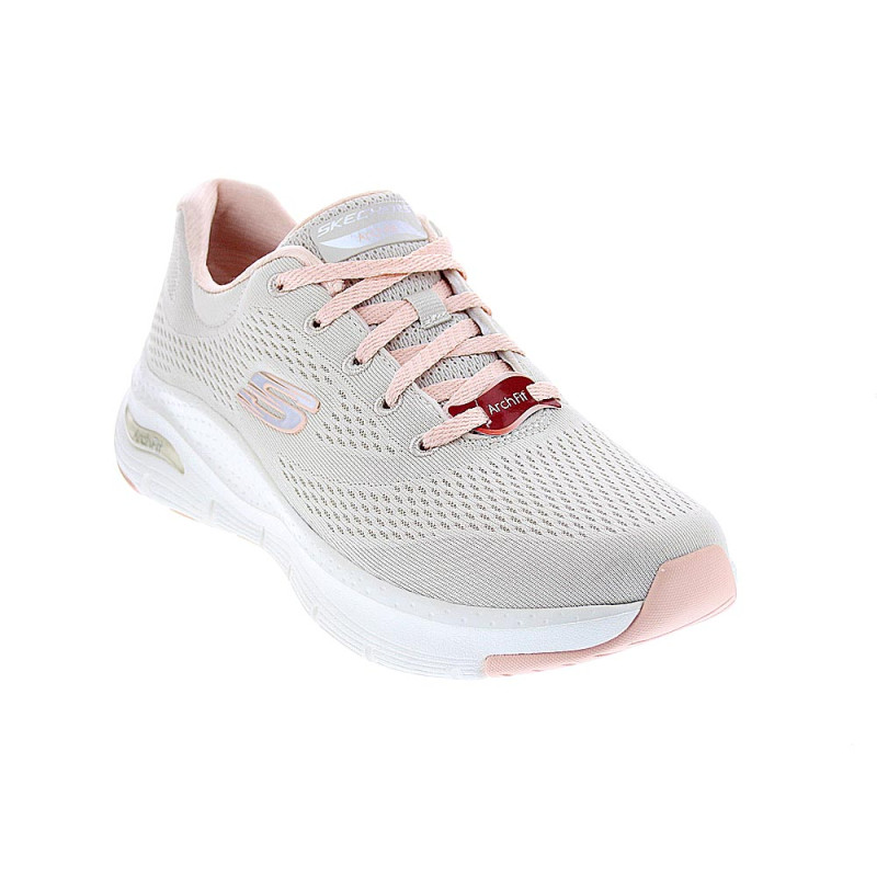 Zapatillas Skechers zapatos Mujer modelo Arch Fit Beige 