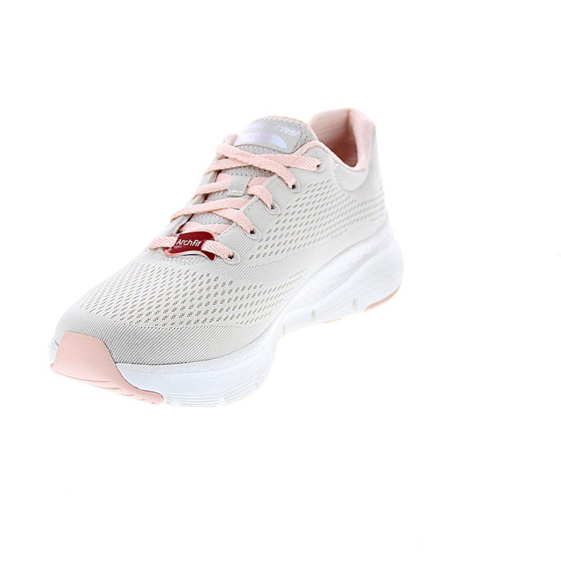 Zapatillas Skechers zapatos Mujer modelo Arch Fit Beige 