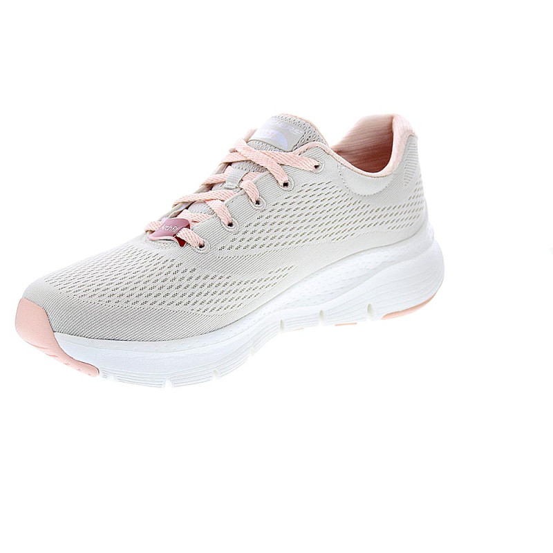 Zapatillas Skechers zapatos Mujer modelo Arch Fit Beige 