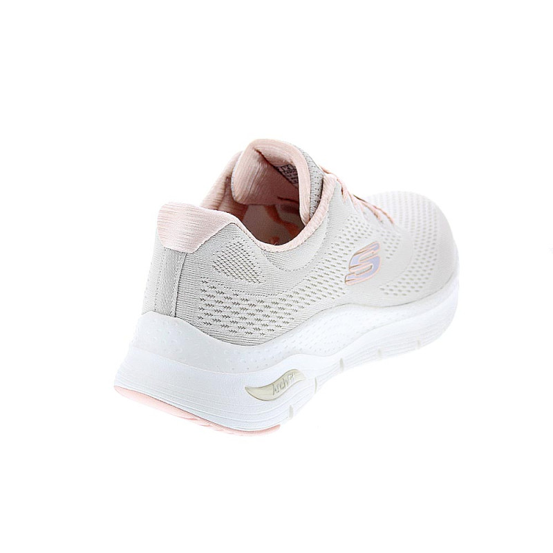 Zapatillas Skechers zapatos Mujer modelo Arch Fit Beige 