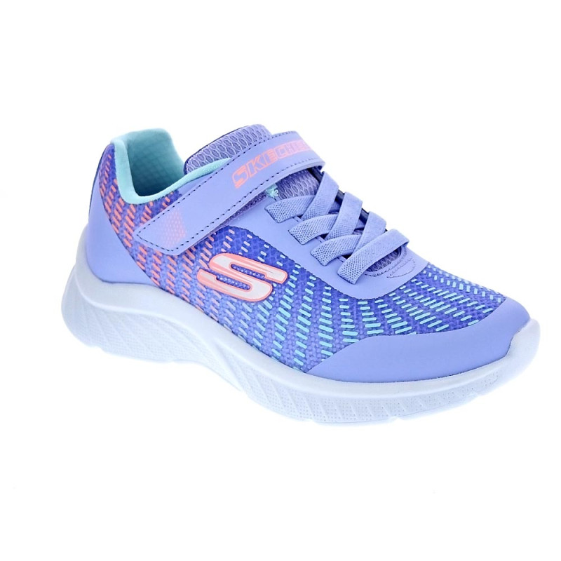 Zapatillas Skechers zapatos Niña modelo Microspec Azul 