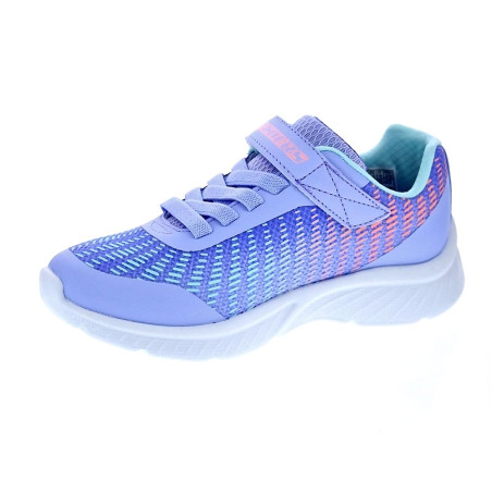 Zapatillas Skechers zapatos Niña modelo Microspec Azul 