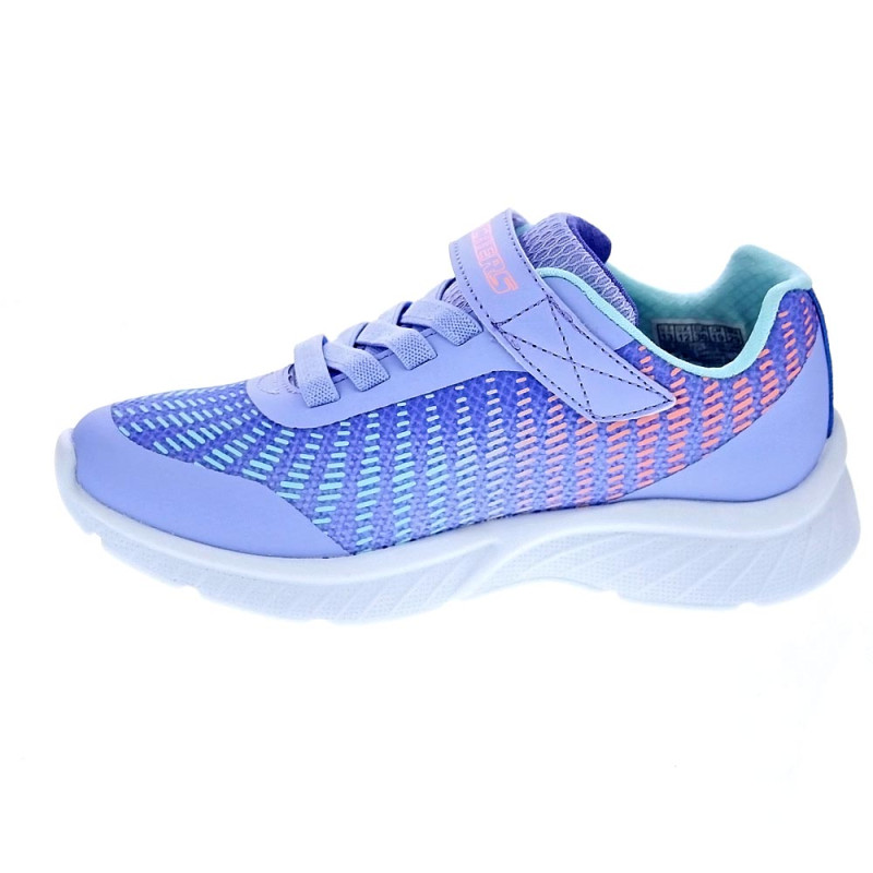 Zapatillas Skechers zapatos Niña modelo Microspec Azul 