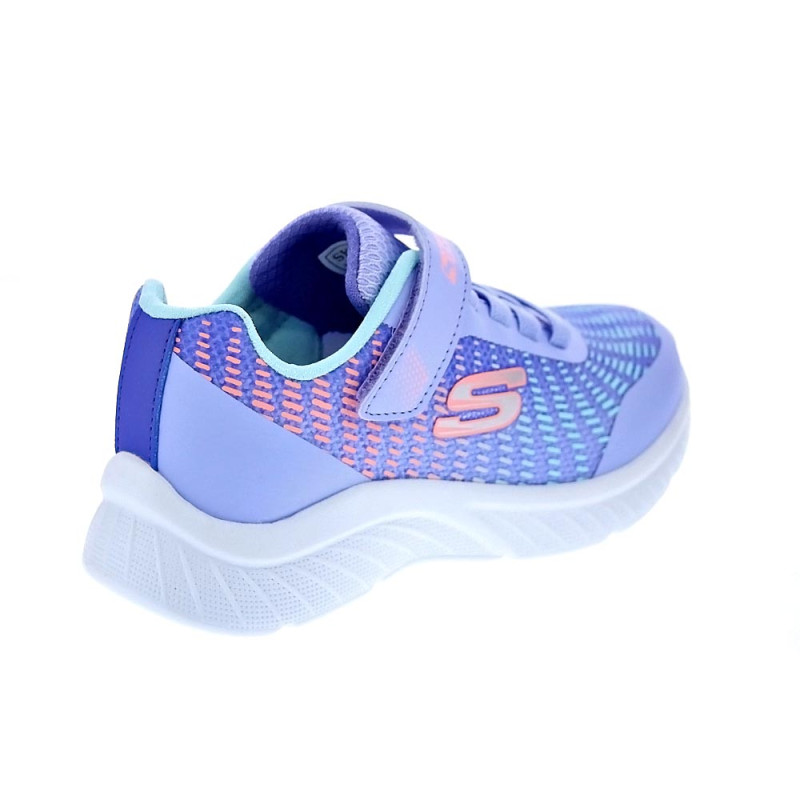 Zapatillas Skechers zapatos Niña modelo Microspec Azul 