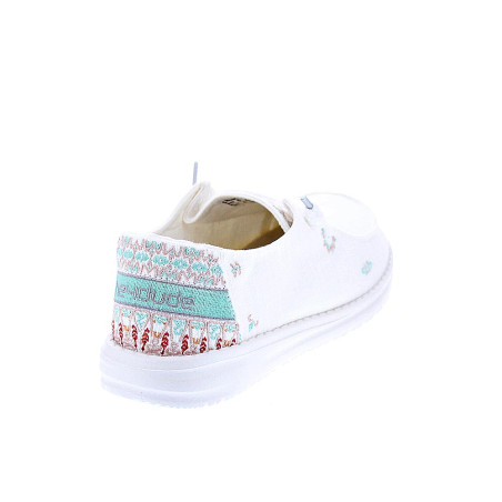Mocasines Hey Dude zapatos Mujer modelo Wendy Blanco 