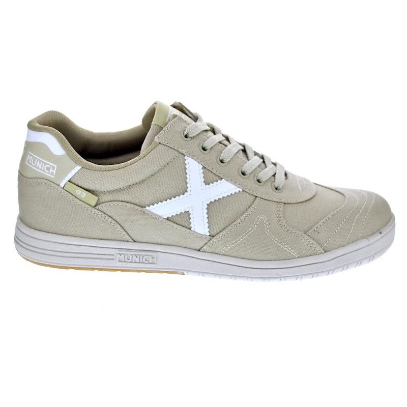 Zapatillas Munich zapatos Hombre modelo G-3 Canvas Beige 