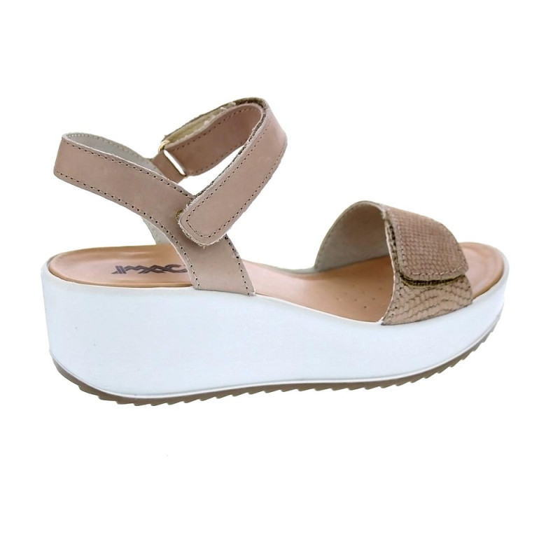 Sandalias Imac zapatos Mujer modelo 357560 Beige 