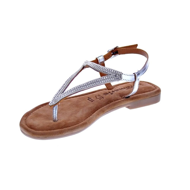 Sandalias Tamaris zapatos Mujer modelo 28125 Plata 