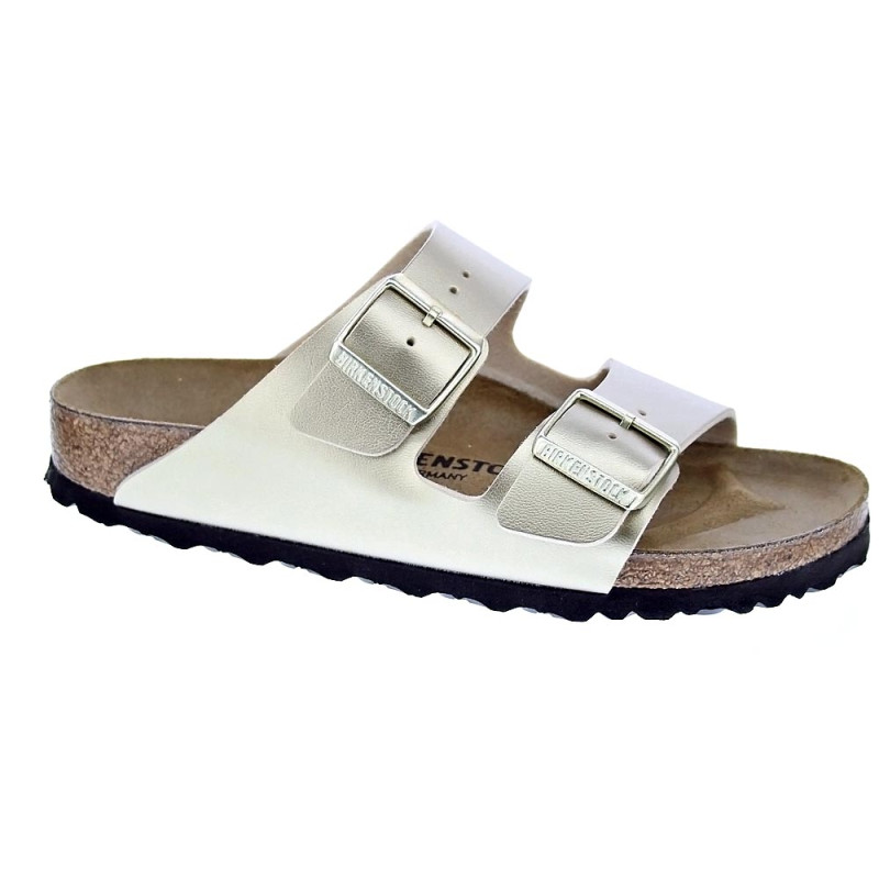 Sandalias Birkenstock zapatos Mujer modelo Arizona Oro 