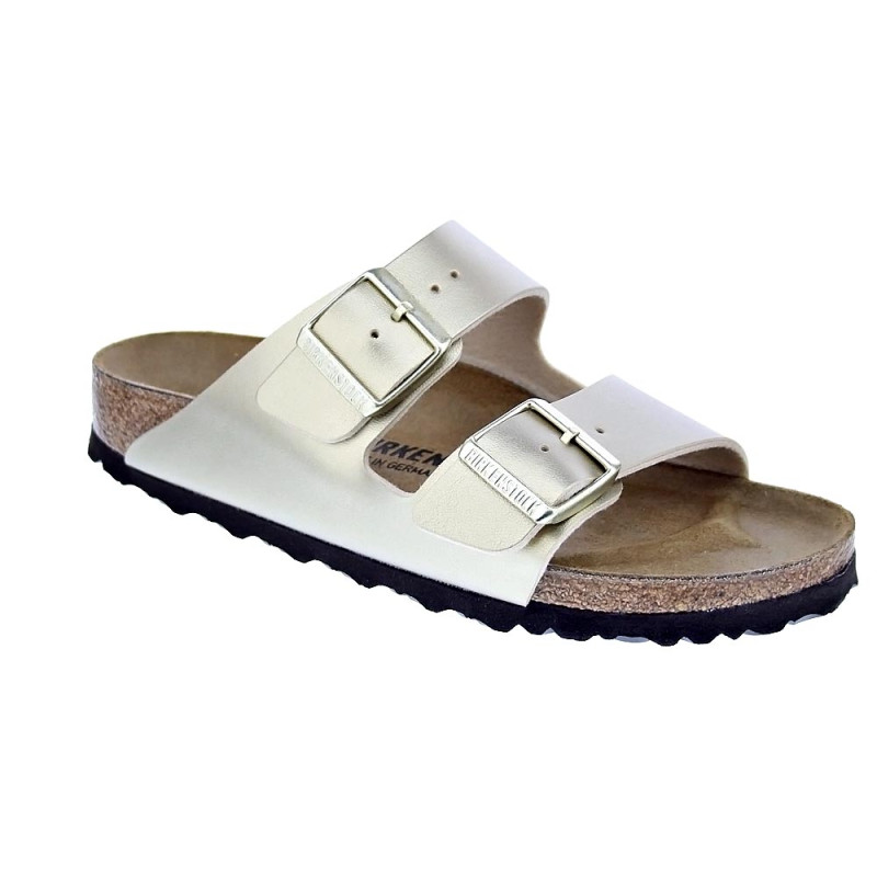 Sandalias Birkenstock zapatos Mujer modelo Arizona Oro 