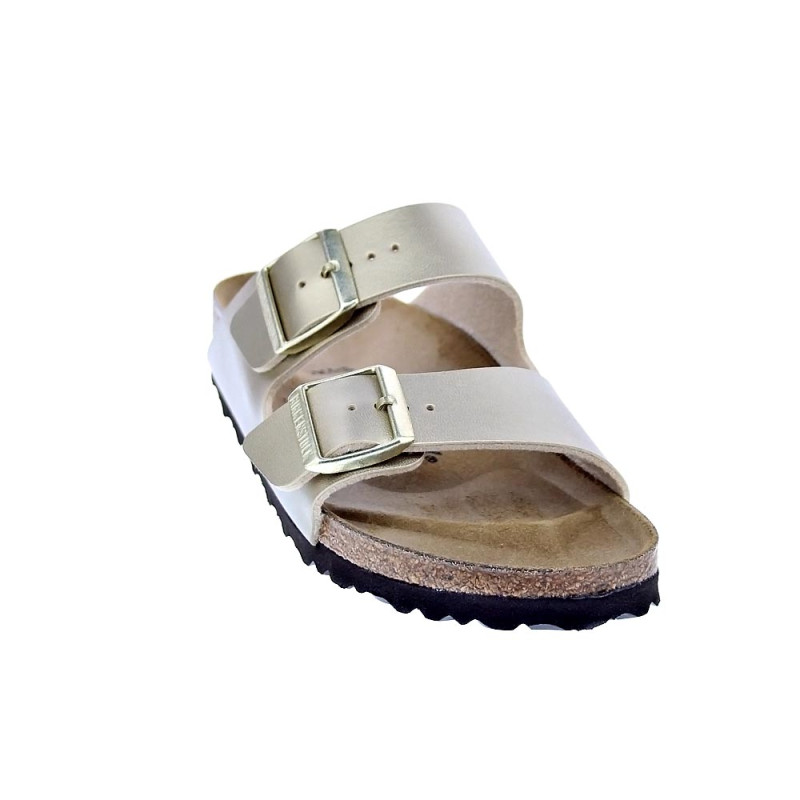 Sandalias Birkenstock zapatos Mujer modelo Arizona Oro 